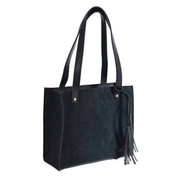 SUEDE BLACK BAG - Image 2