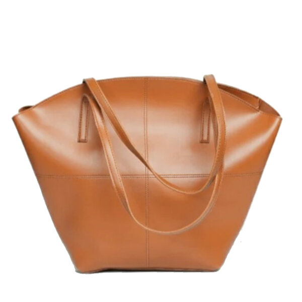 TOTE SHOULDER BROWN