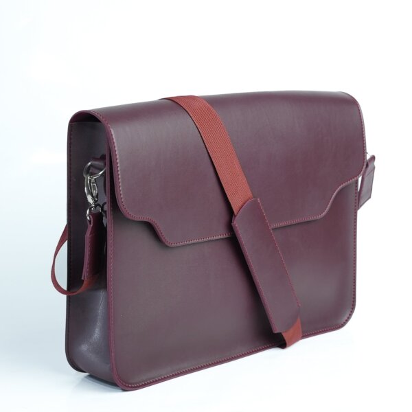 LAPTOP BAG MAROON - Image 2