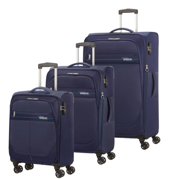 American Tourister - Set of 3 Expandable Blue - Deep Dive - Image 5