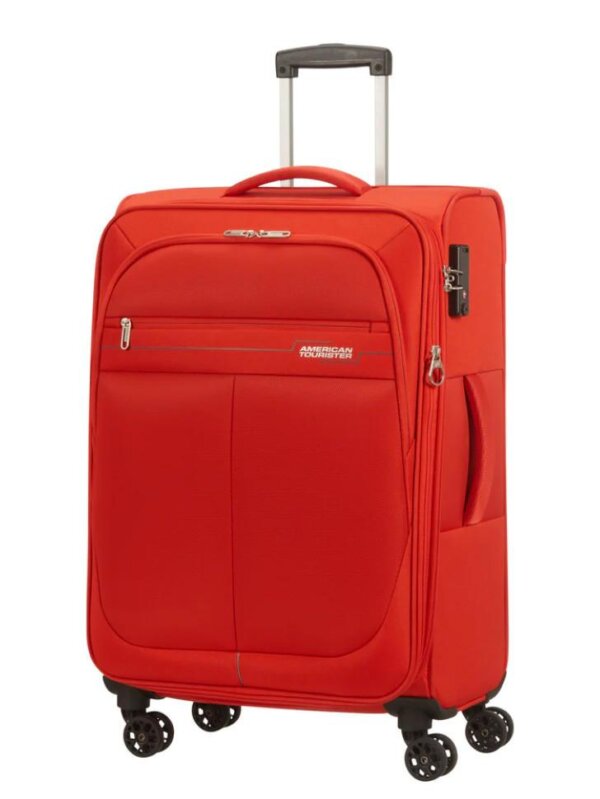 American Tourister Deep Dive - Set of 3  Expandable Red - Image 2