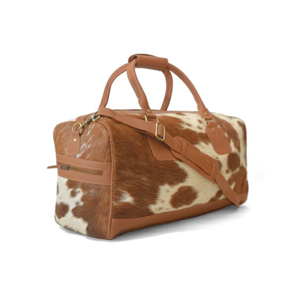 MOXI LEATHER DUFFEL BROWN - Image 2