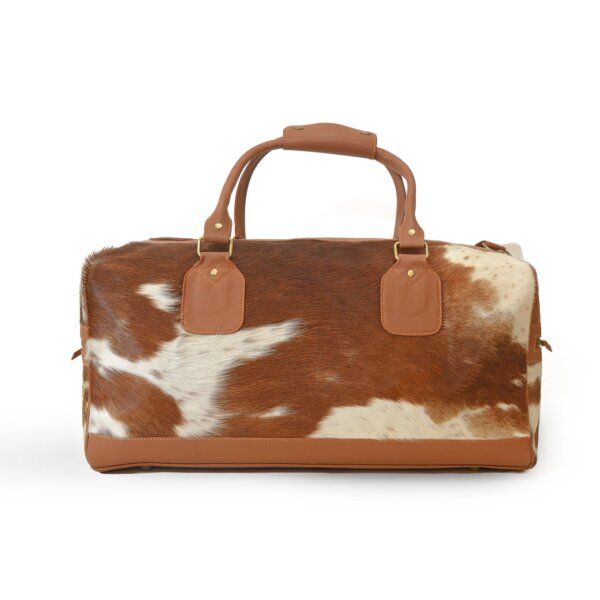 MOXI LEATHER DUFFEL BROWN - Image 3