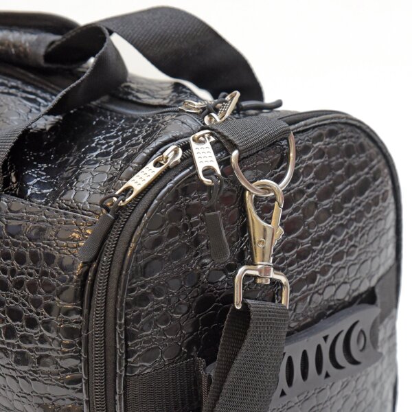 ZORRO DUFFEL CROCODILE  BLACK - Image 4