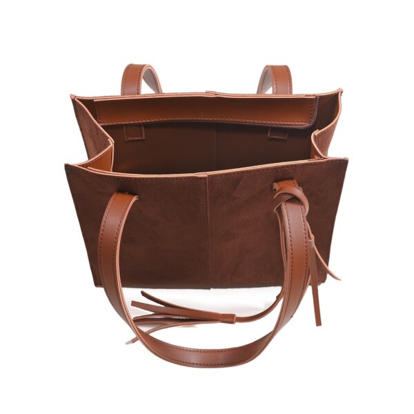 SUEDE BROWN BAG - Image 3