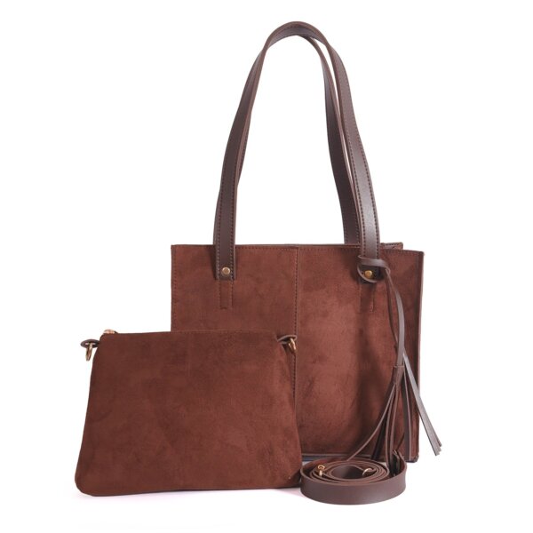 SUEDE CHOCO BAG