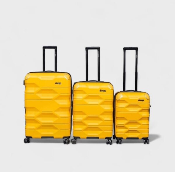 Jeep  Hardside Expandable Luggage with Spinner Wheels Yellow - Image 2