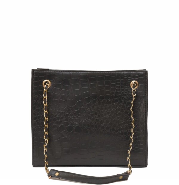 CROCODILE TOTE BLACK - Image 6