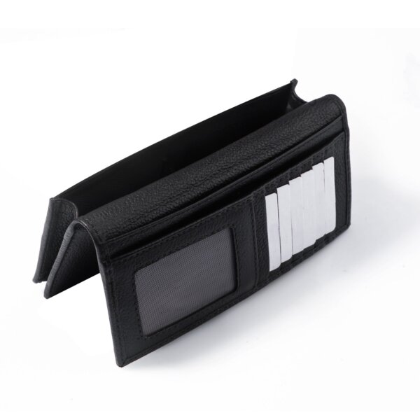 LEATHER WALLET BLACK - Image 3