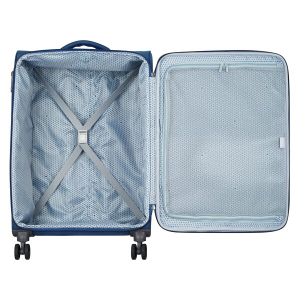 Delsey Caracas 4W Trolly Blue Expandable - Set of 3 - Image 4